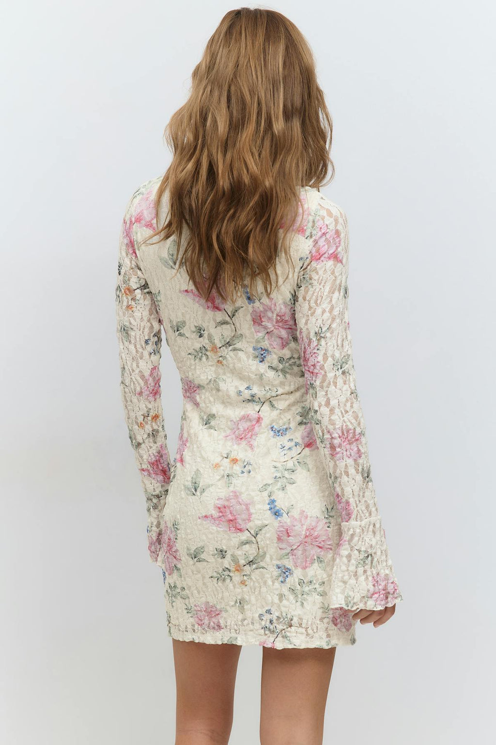 Lace mini dress