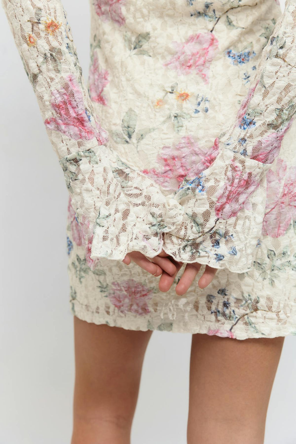 Lace mini dress