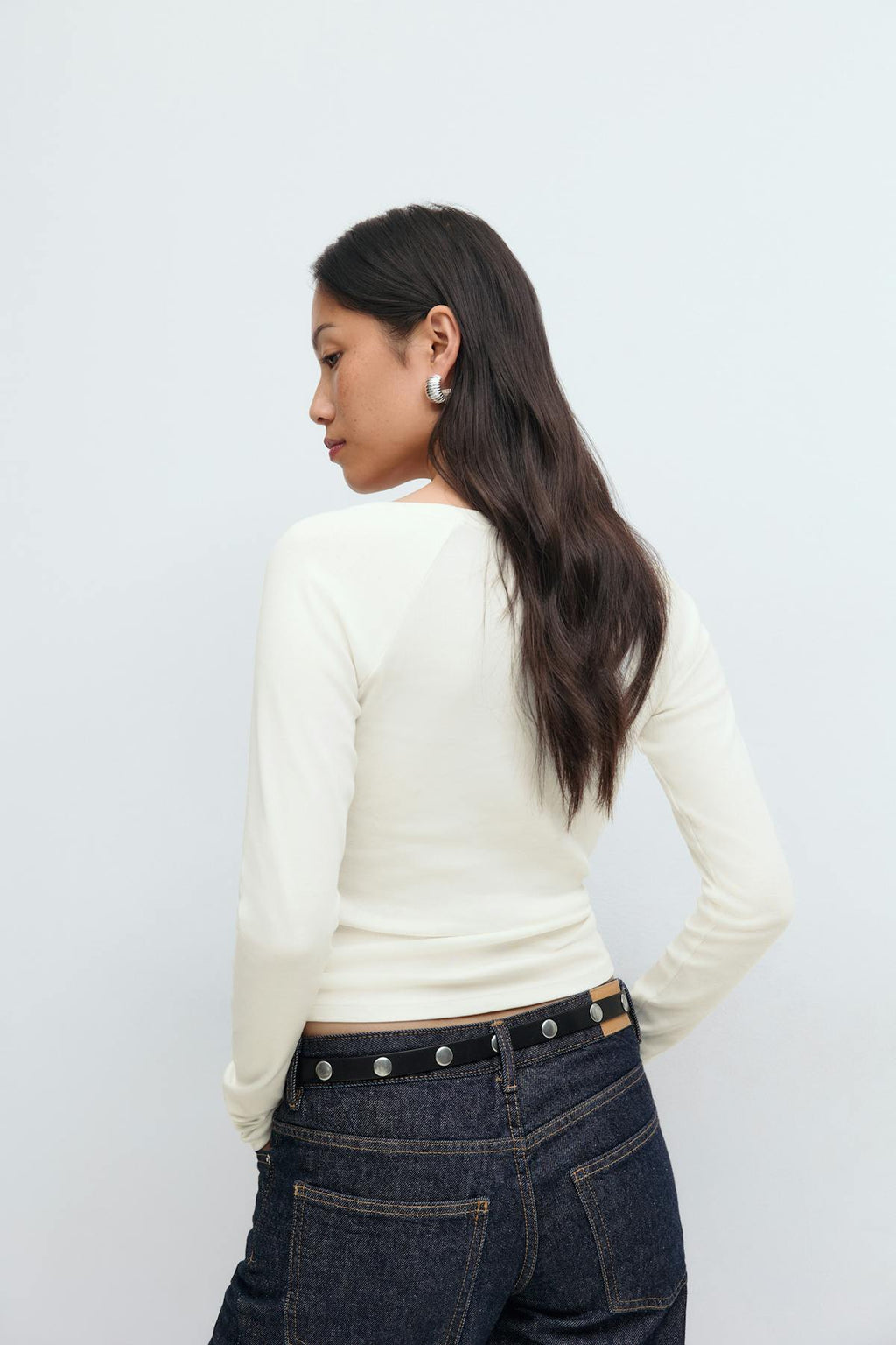 V-neck top
