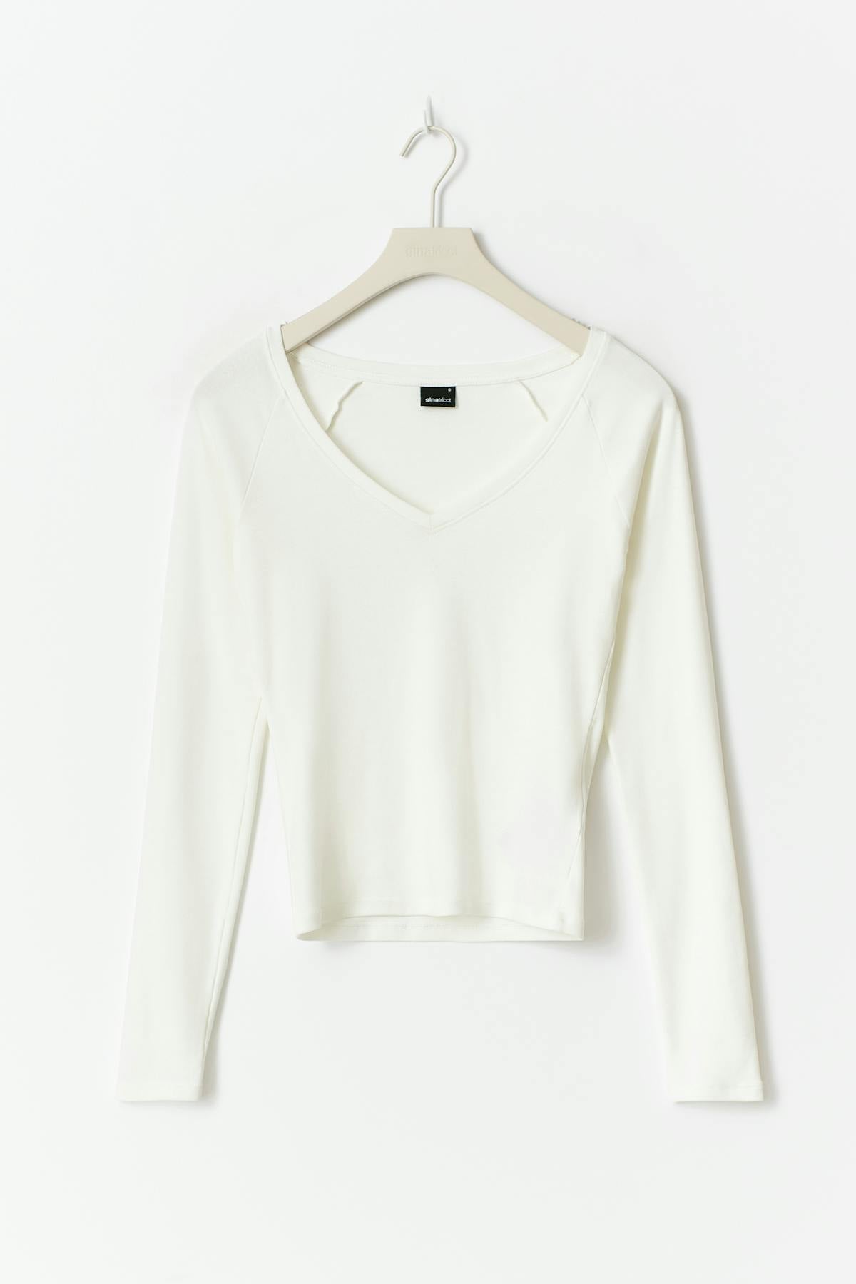 V-neck top