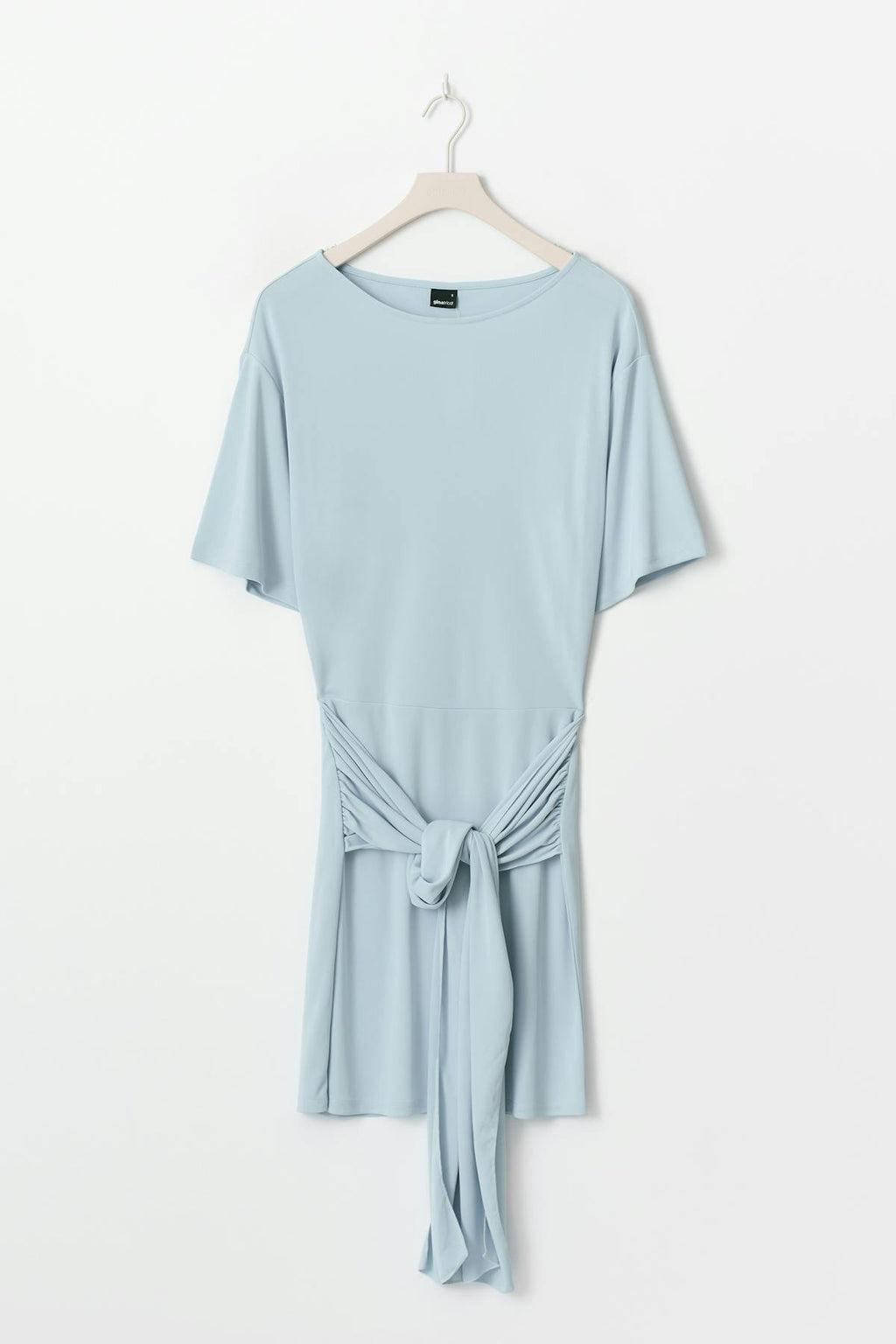 Tie shortsleeve dress