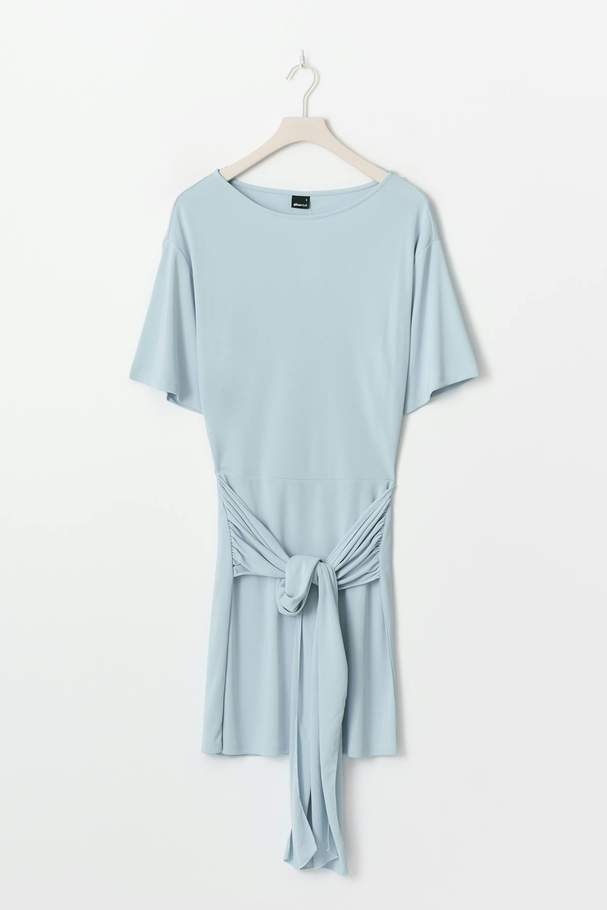 Tie shortsleeve dress