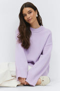 Crew neck knitted sweater
