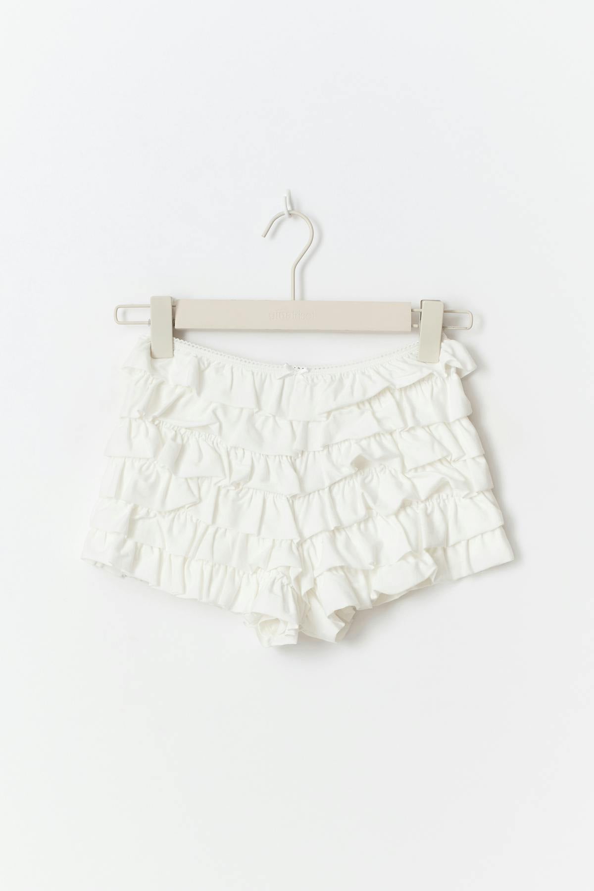Mini frill shorts