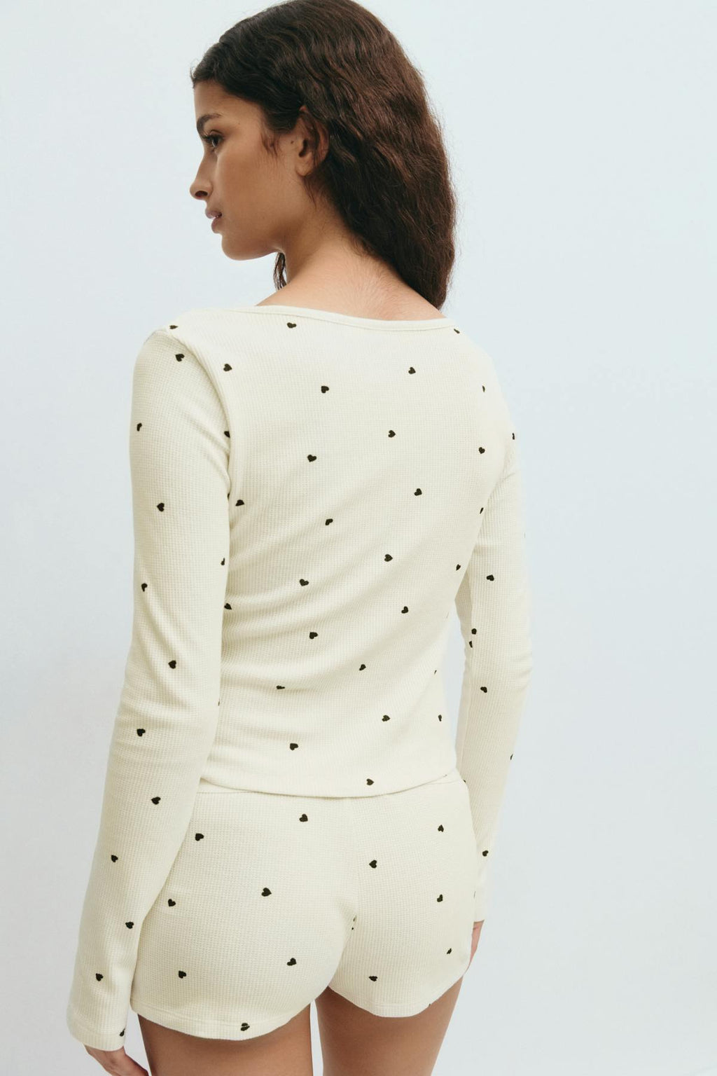 Loungewear henley top