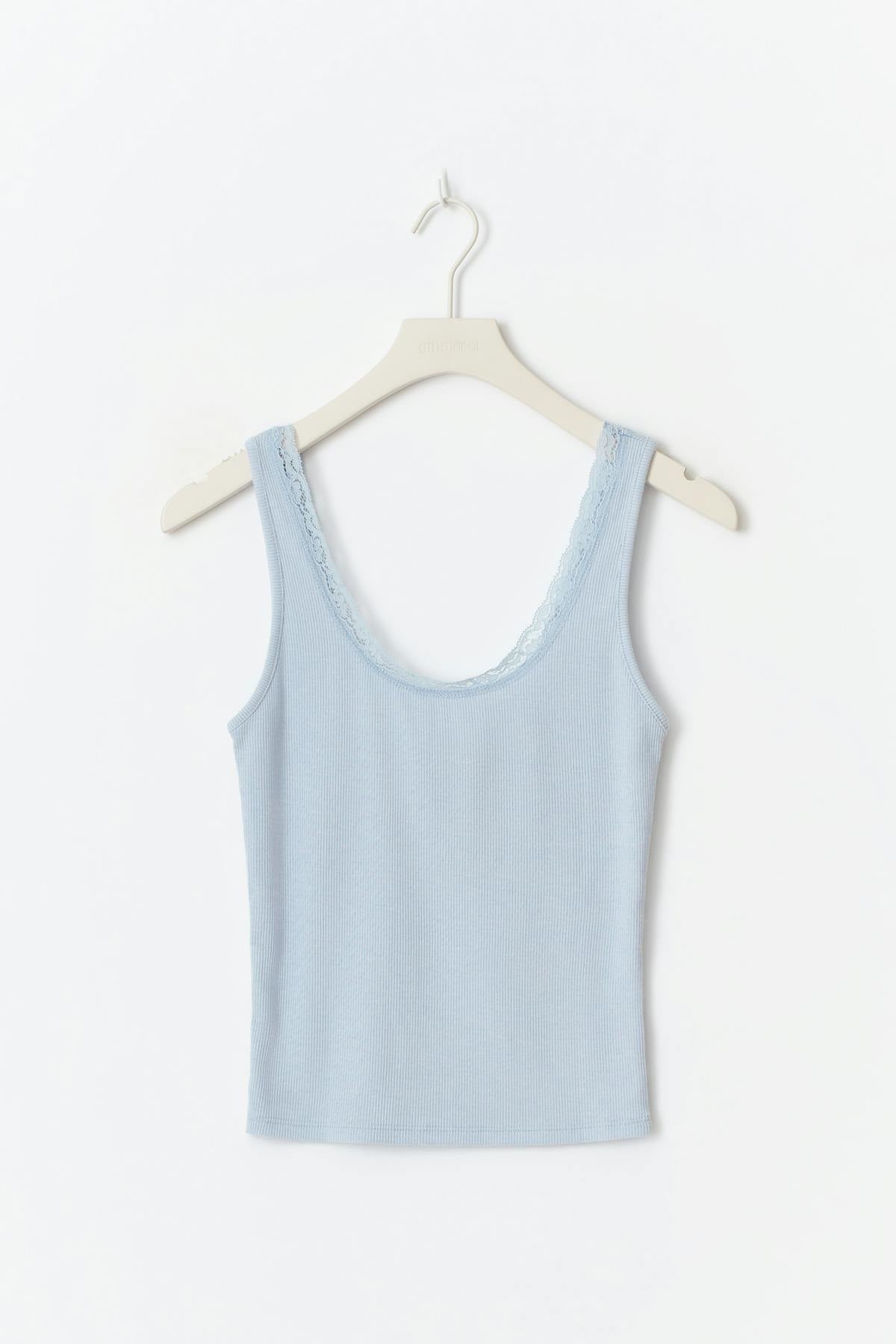 Lace detail tank