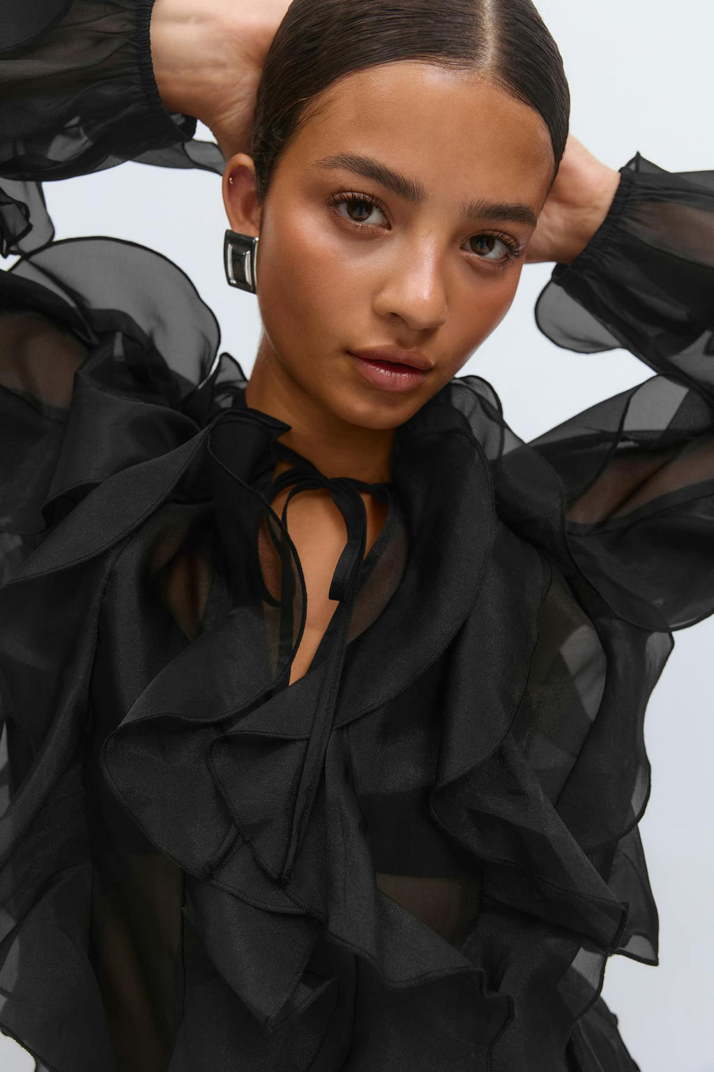 Frill blouse