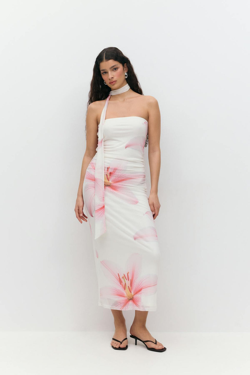 Midi scarf dress