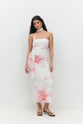 Midi scarf dress