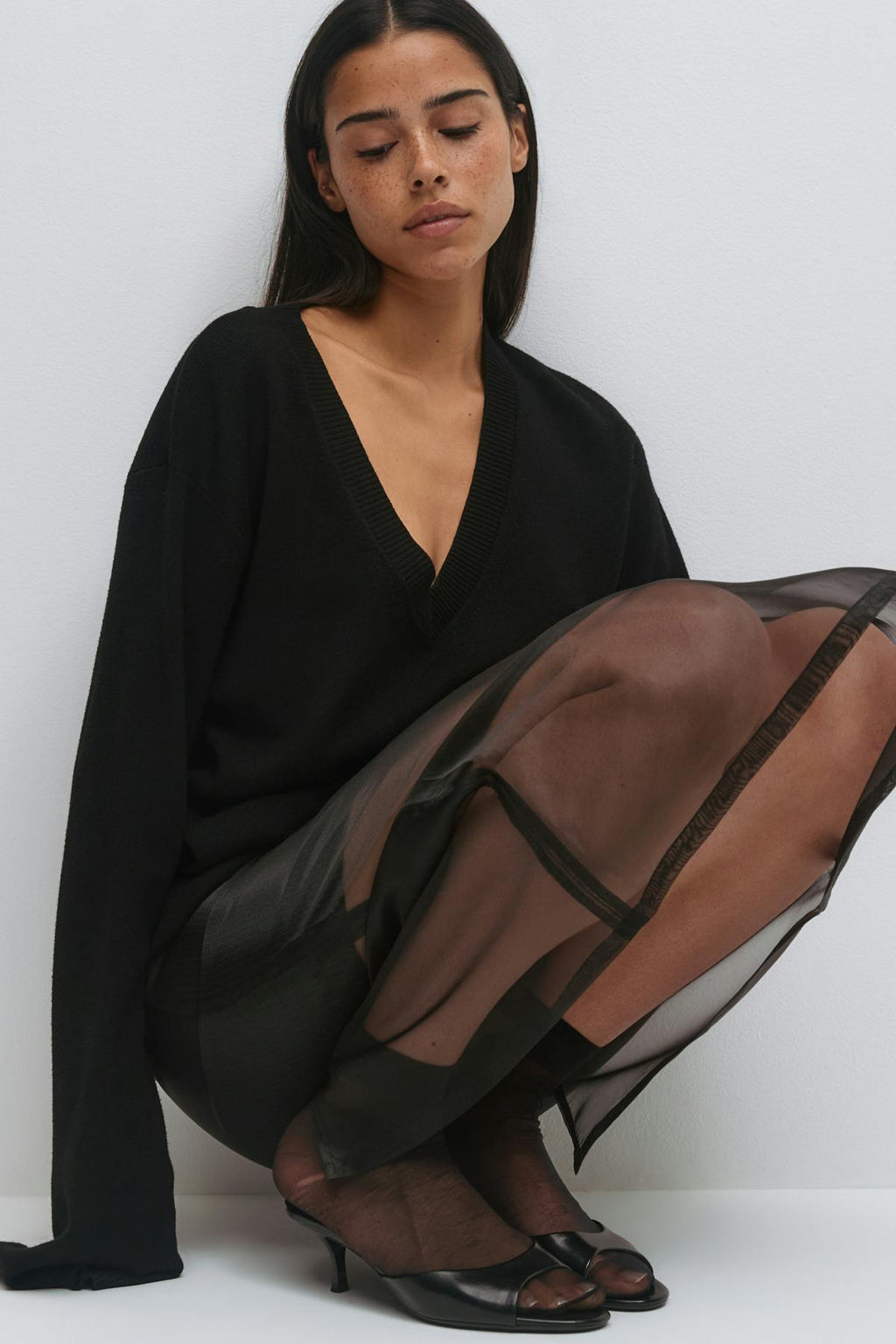 Sheer skirt