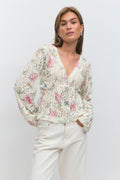 Lace long sleeve top