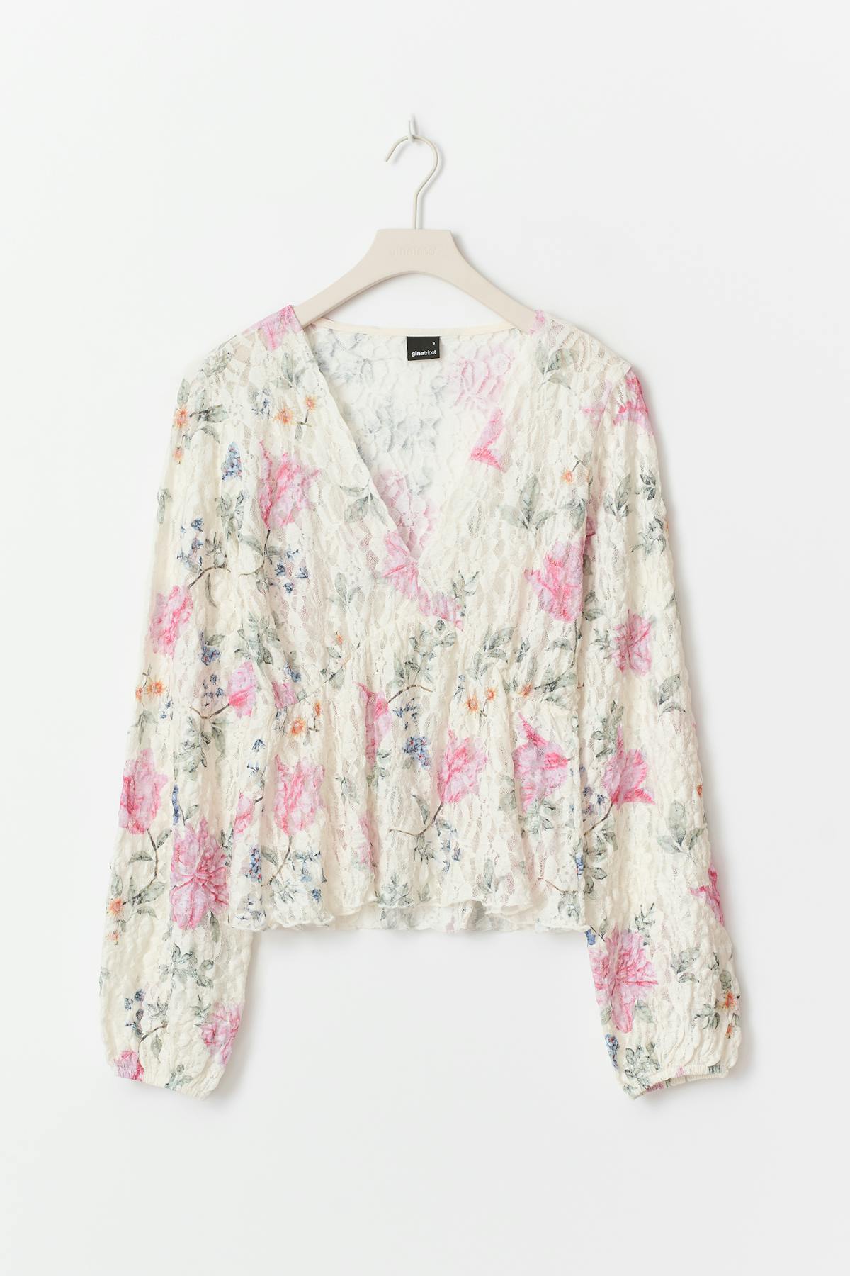 Lace long sleeve top