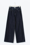 High and wide petite jeans