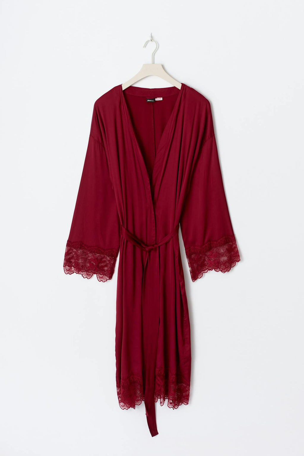 Satin loungewear robe
