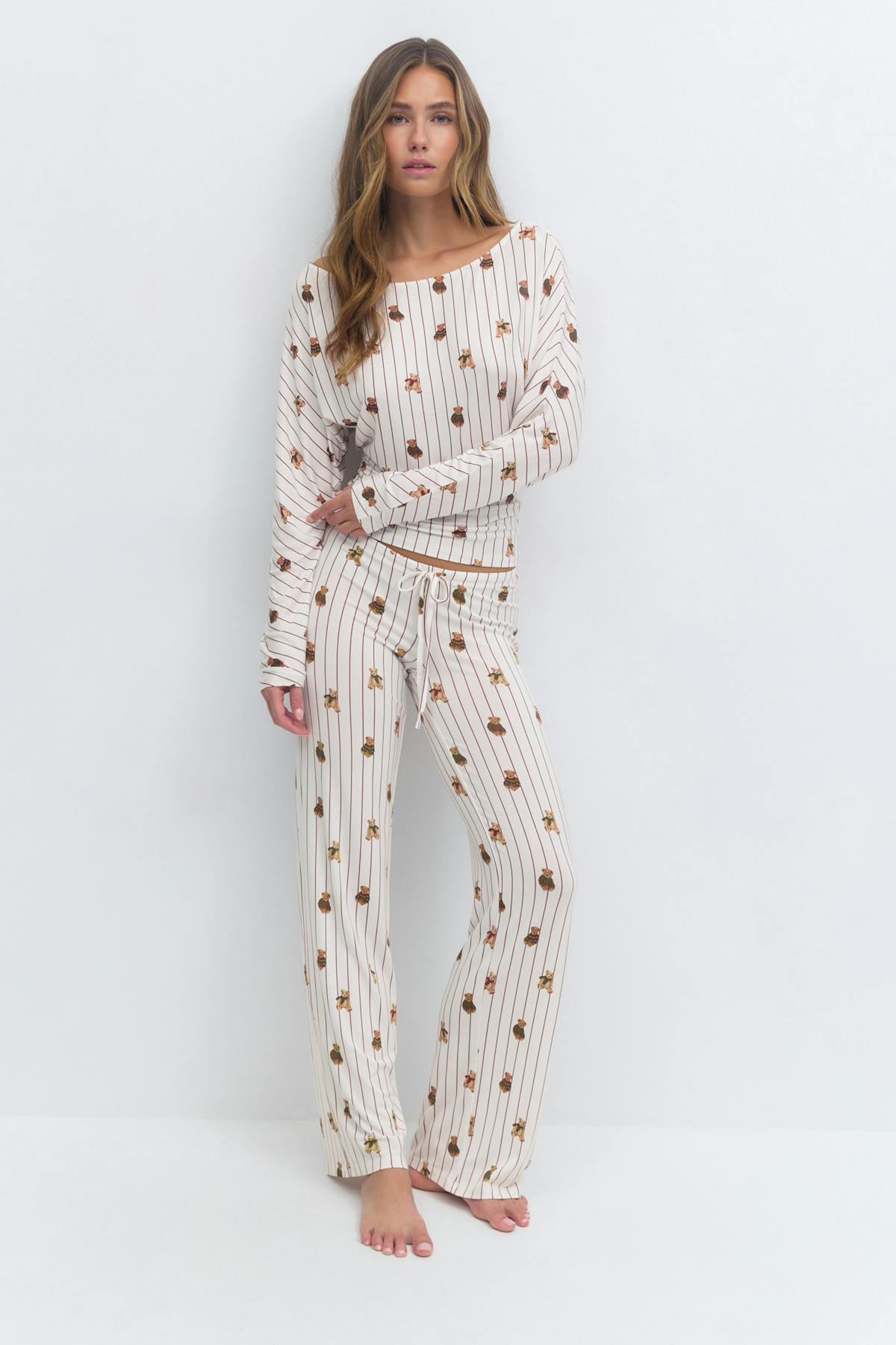 Low waist loungewear trousers