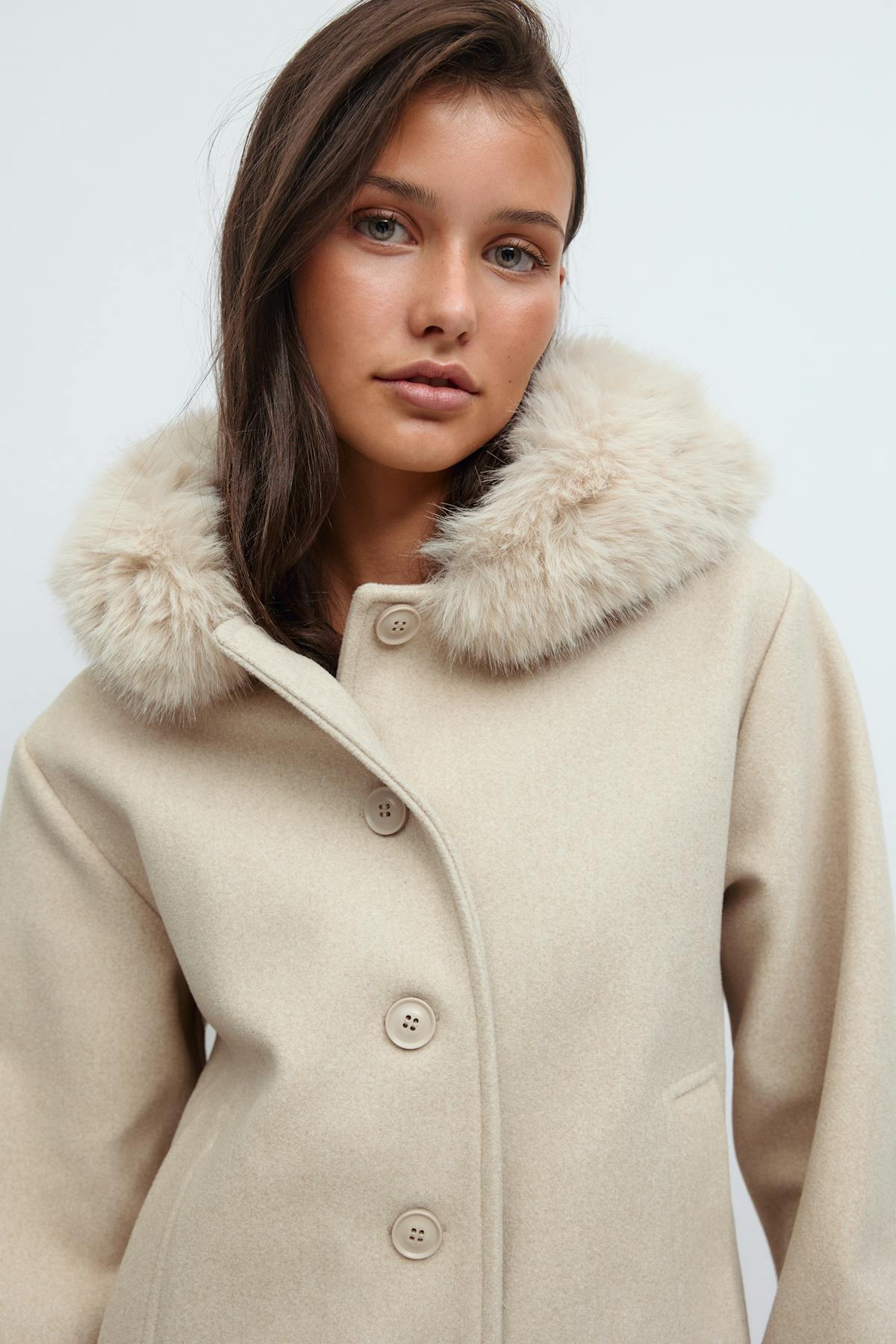 Y fur felt jacket