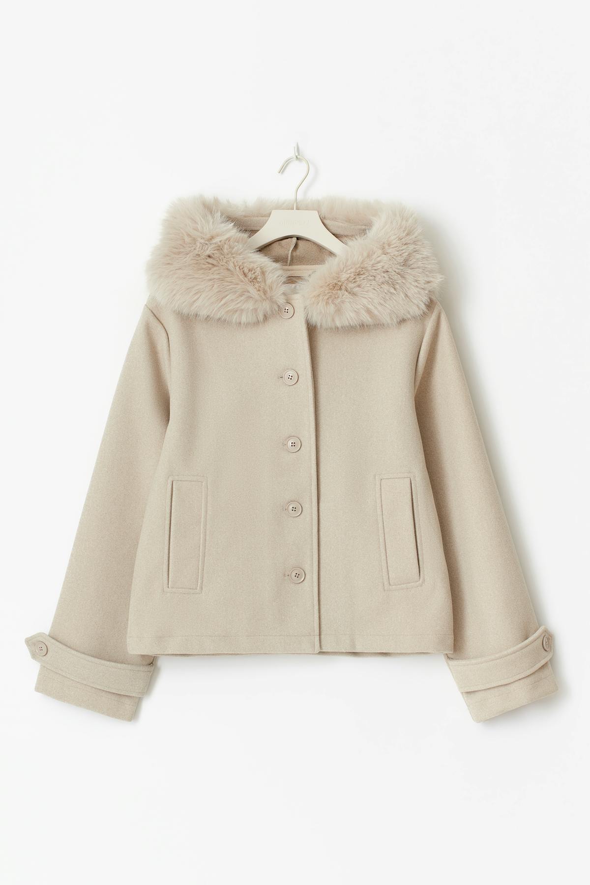 Y fur felt jacket