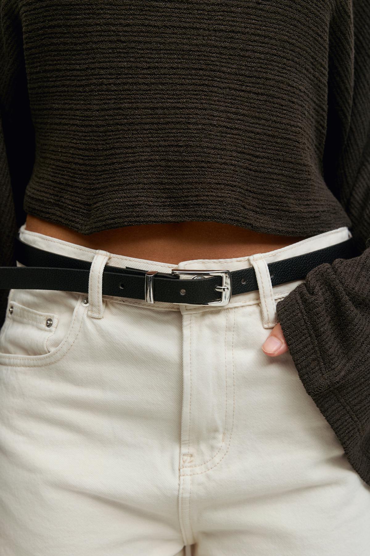 Square buckel hip belt
