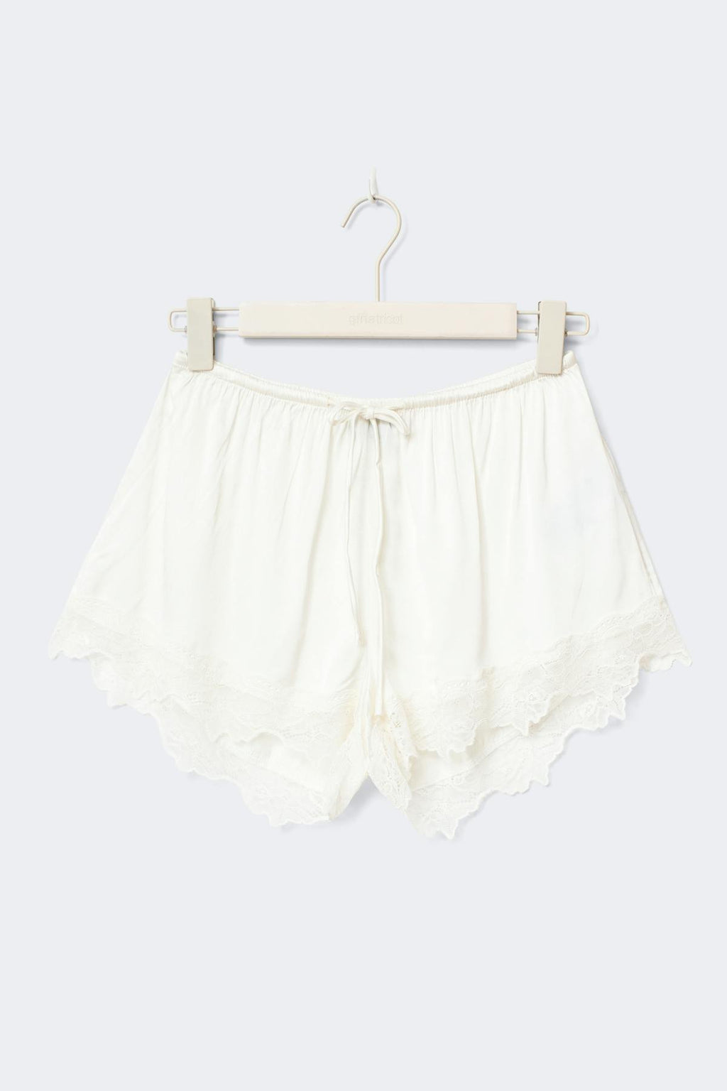 Satin loungewear shorts