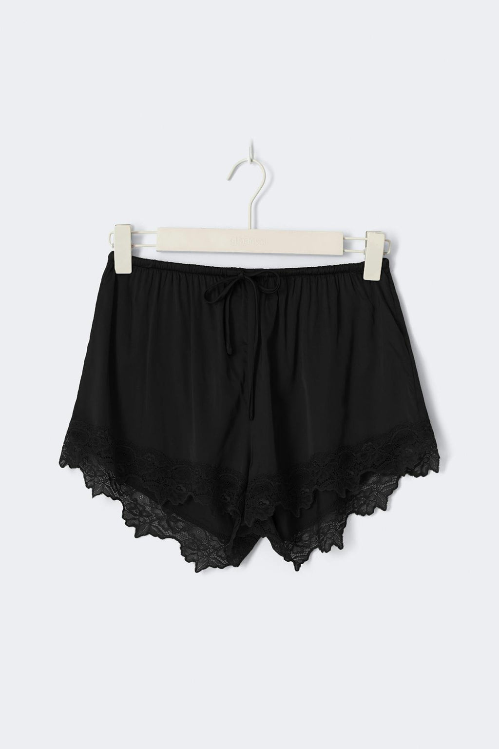 Satin loungewear shorts