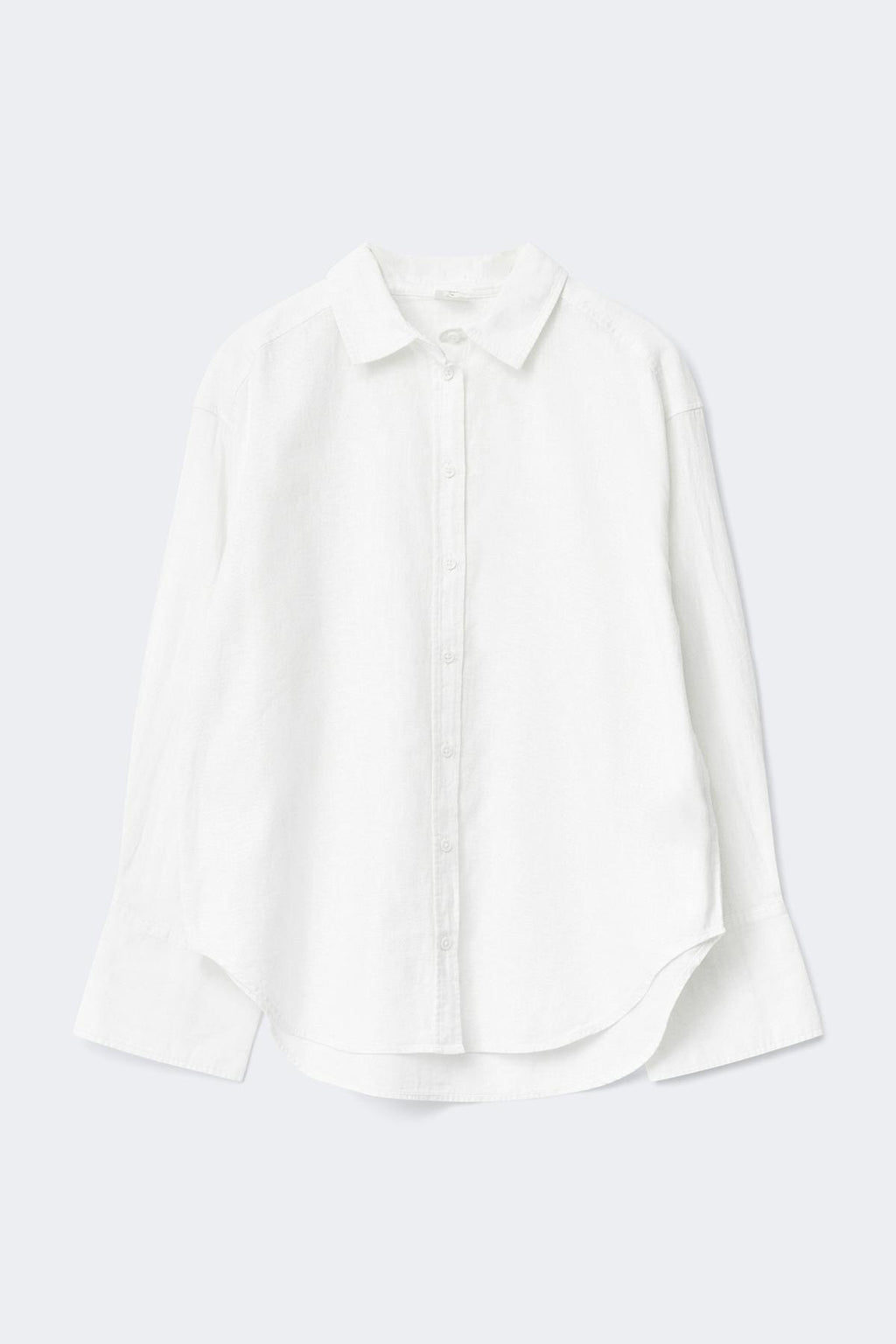Oversized linen blend shirt