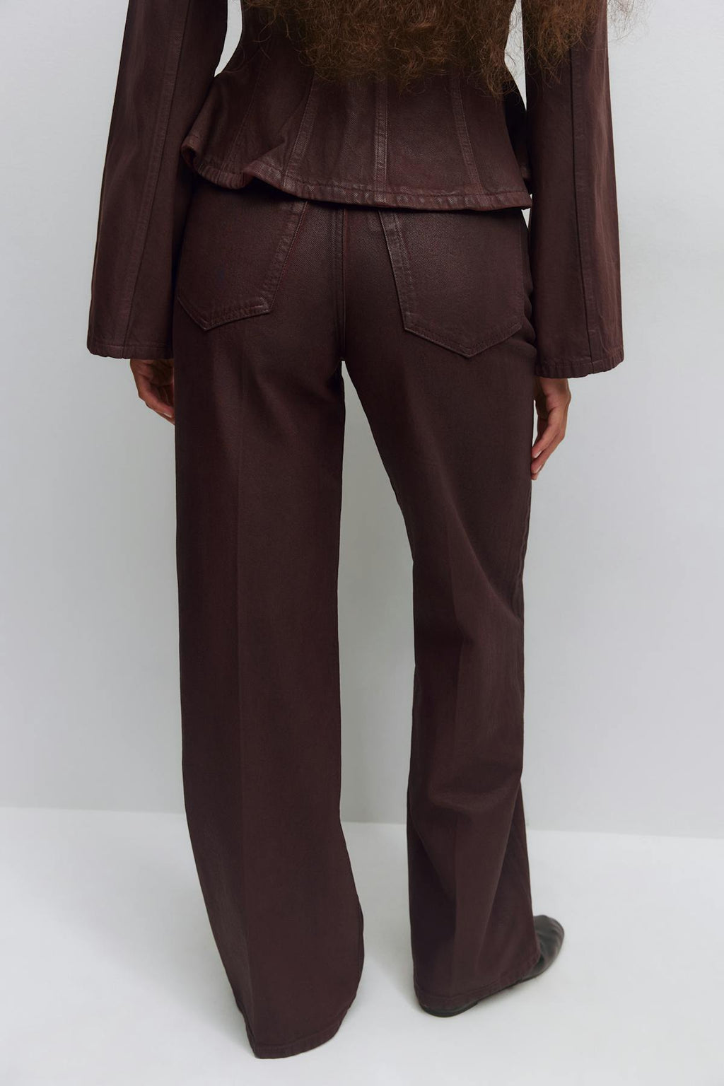 Coated jeans