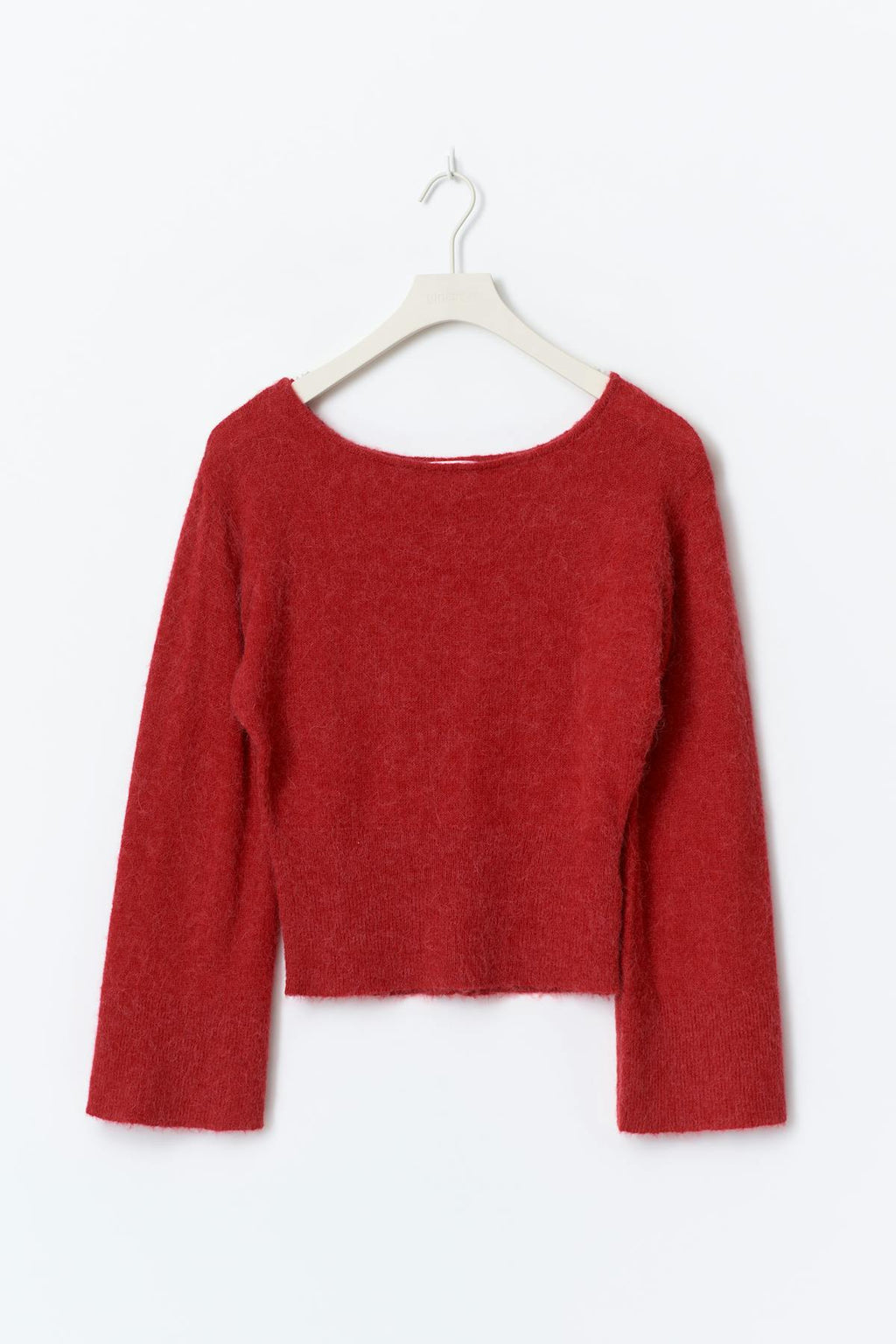 Y shaped knitted sweater