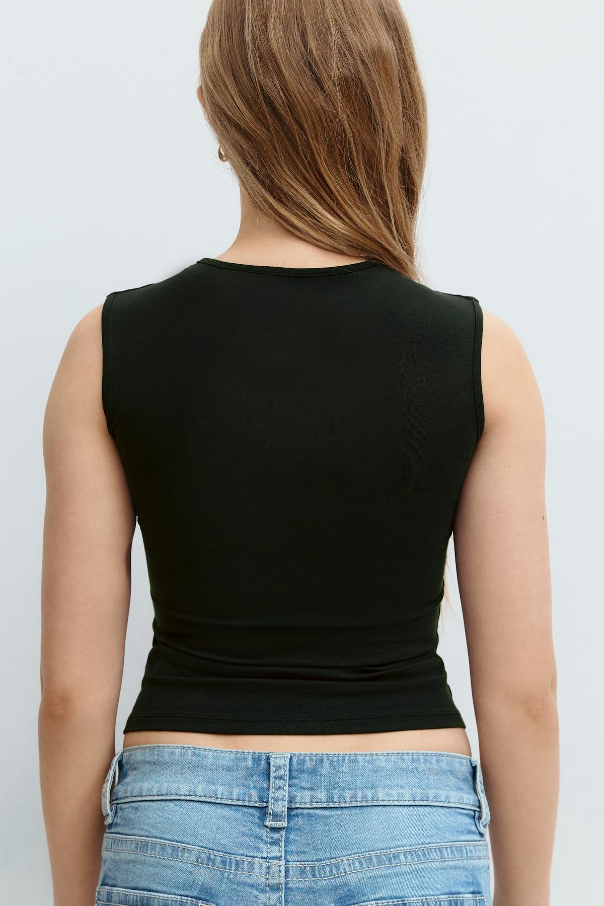Y square neck top