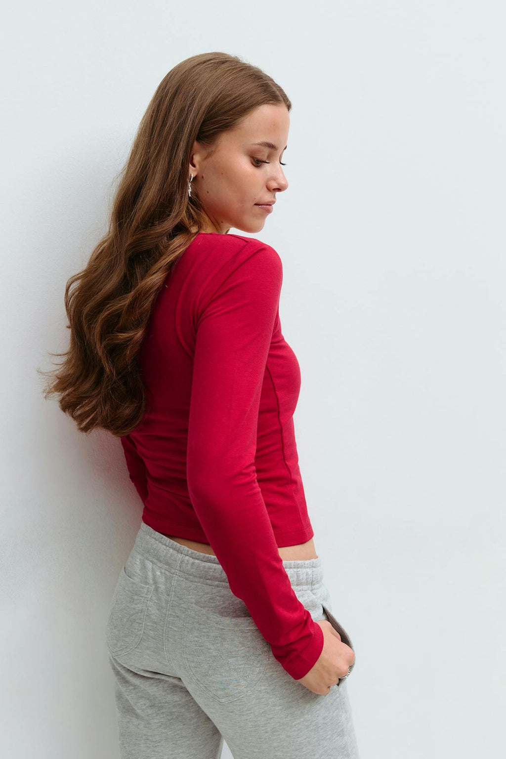 Y square neck top