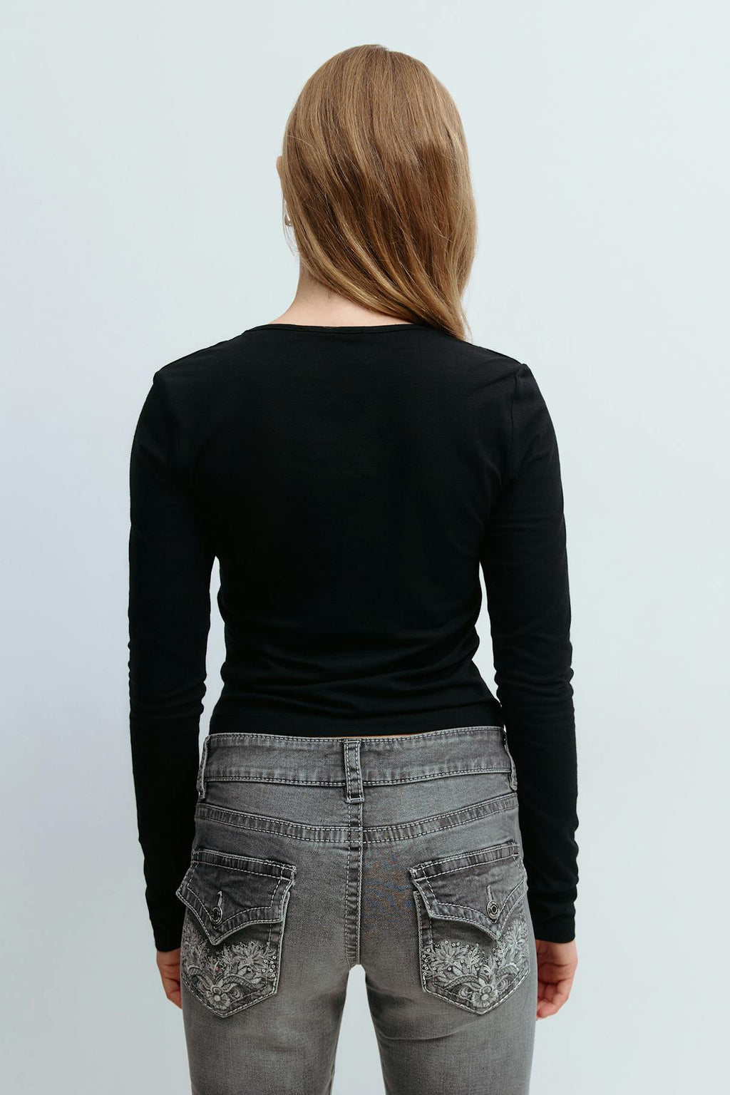 Y square neck top