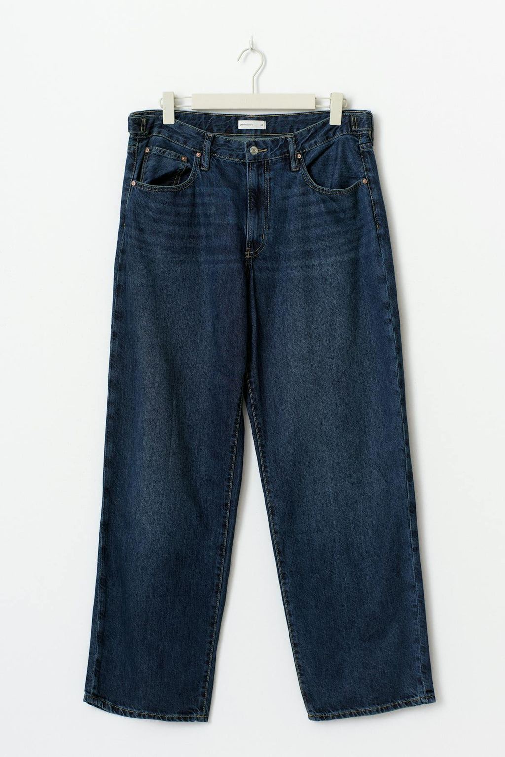 Baggy snap jeans