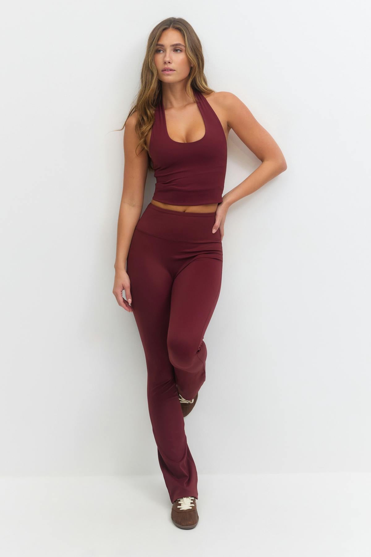 Yoga halterneck top