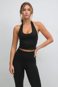 Yoga halterneck top