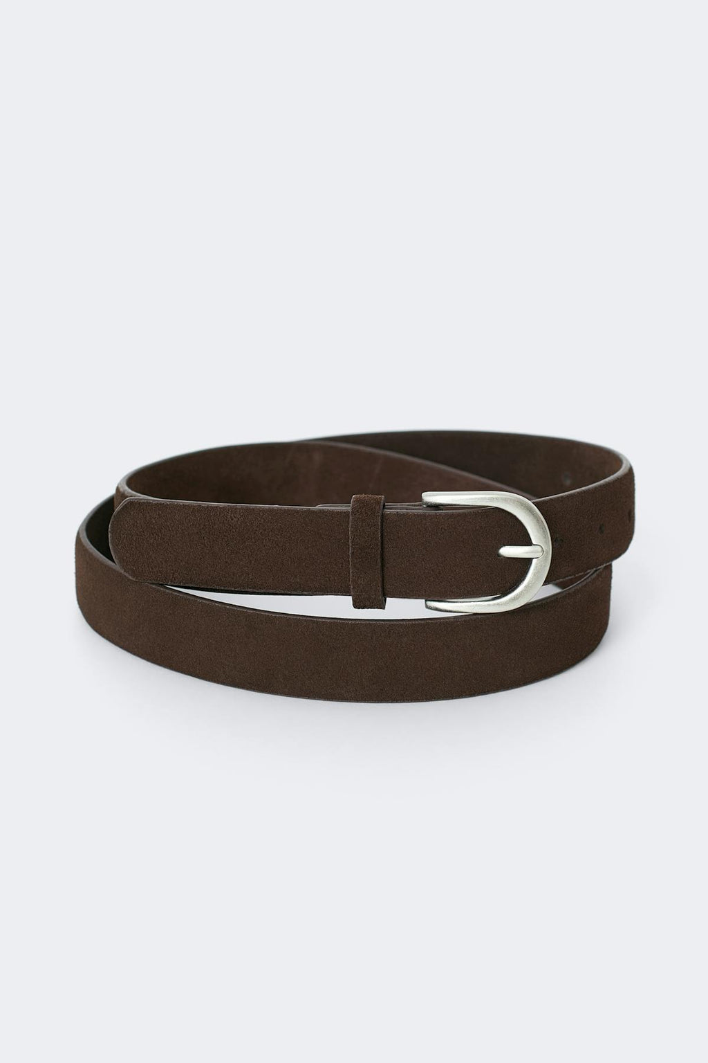 Suede belt