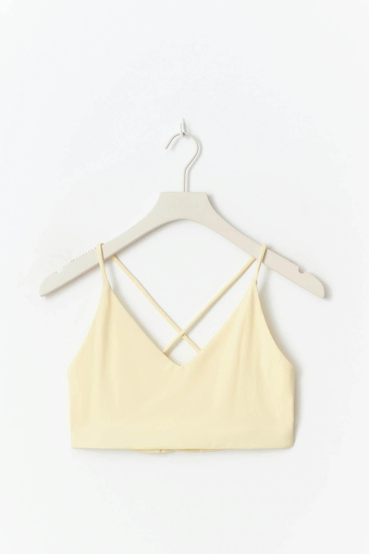 Strappy yoga top