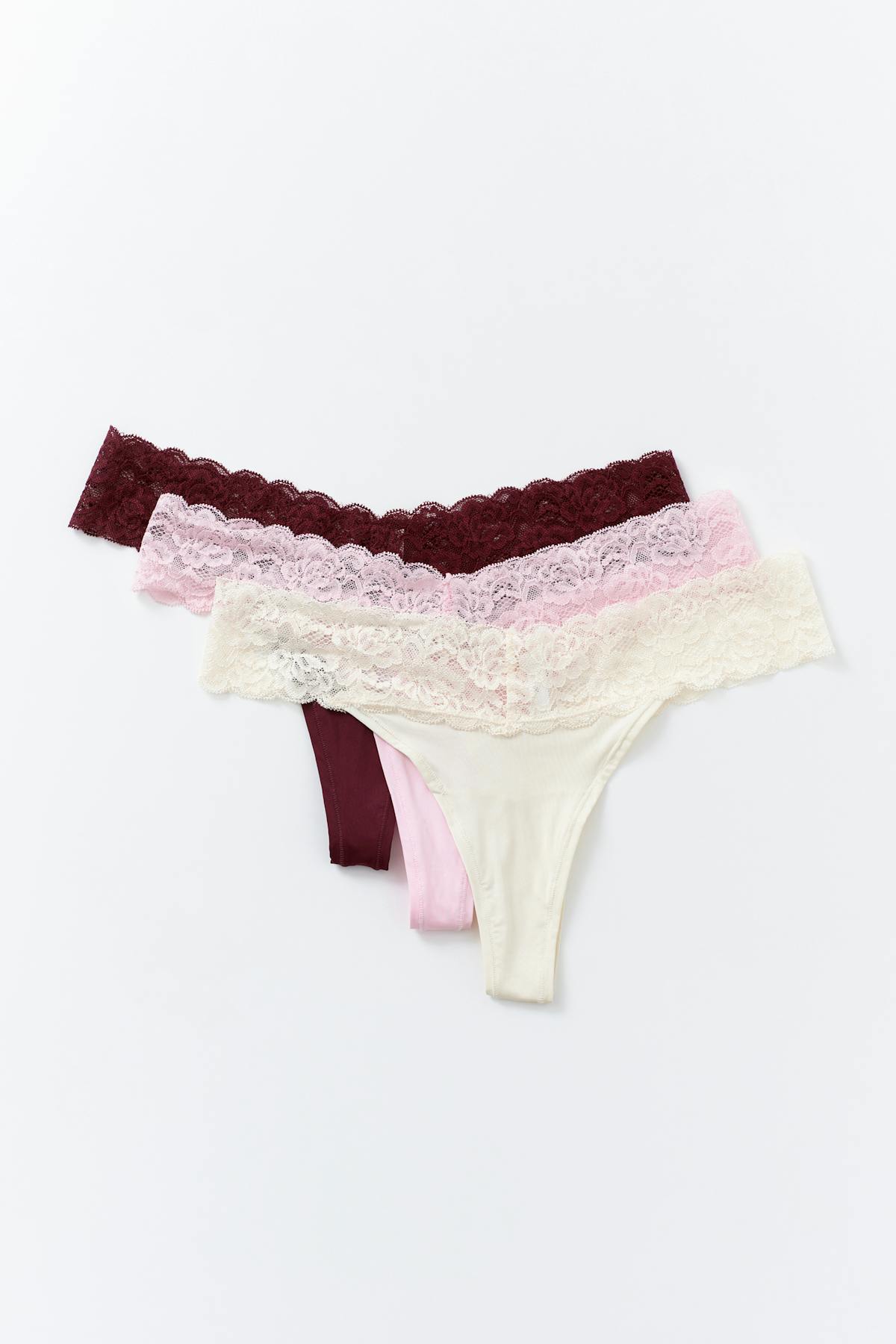 3-pack soft micro thong