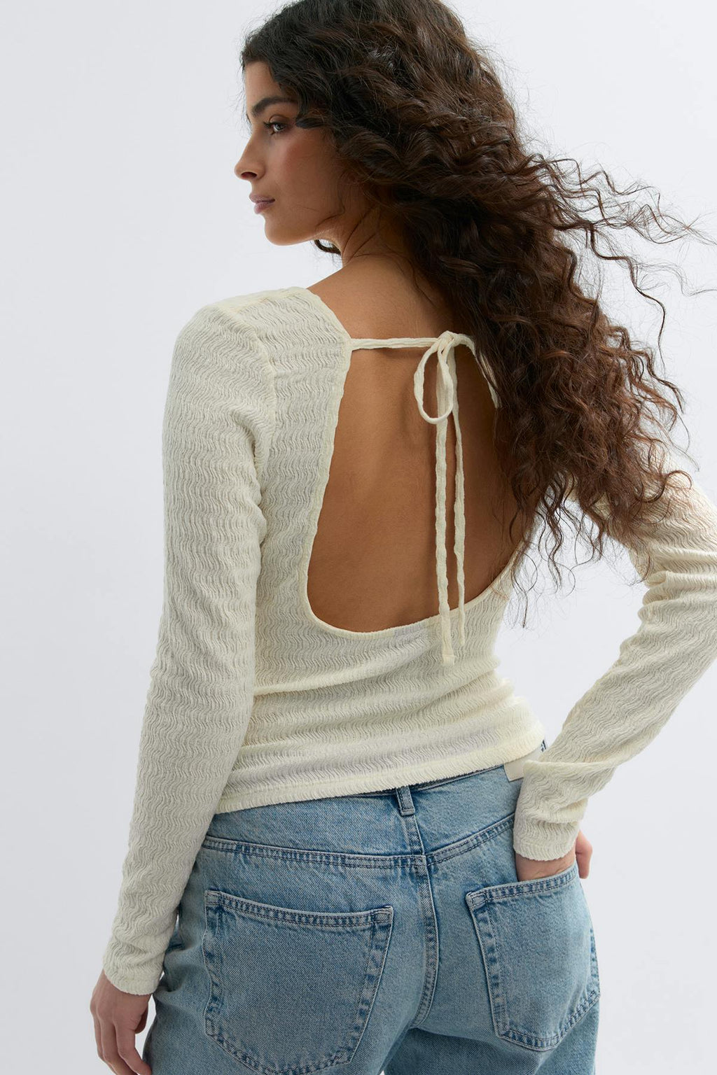 Open back top