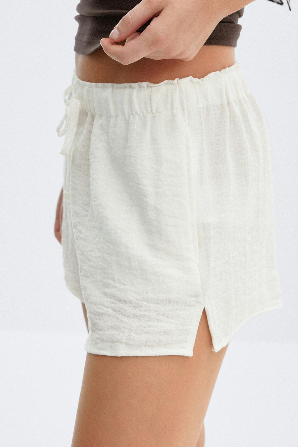 Drawstring shorts