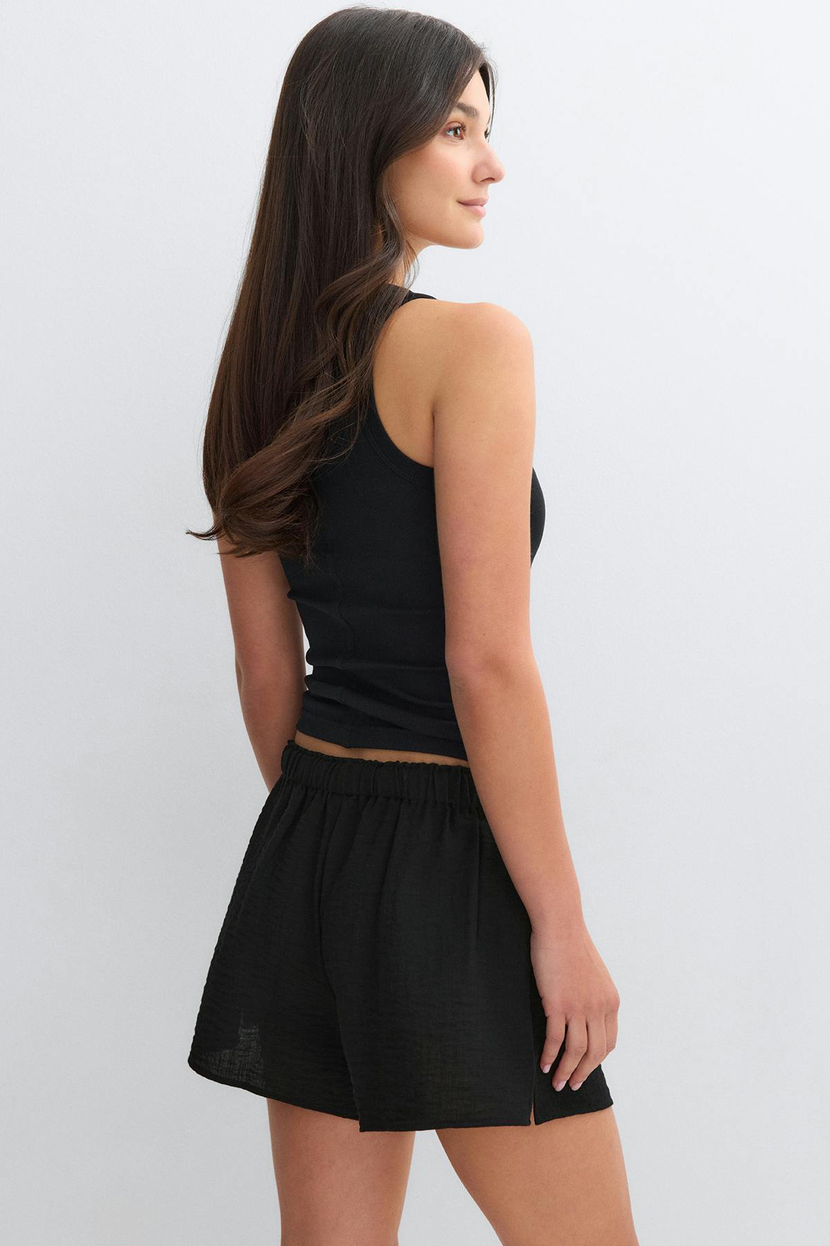 Drawstring shorts