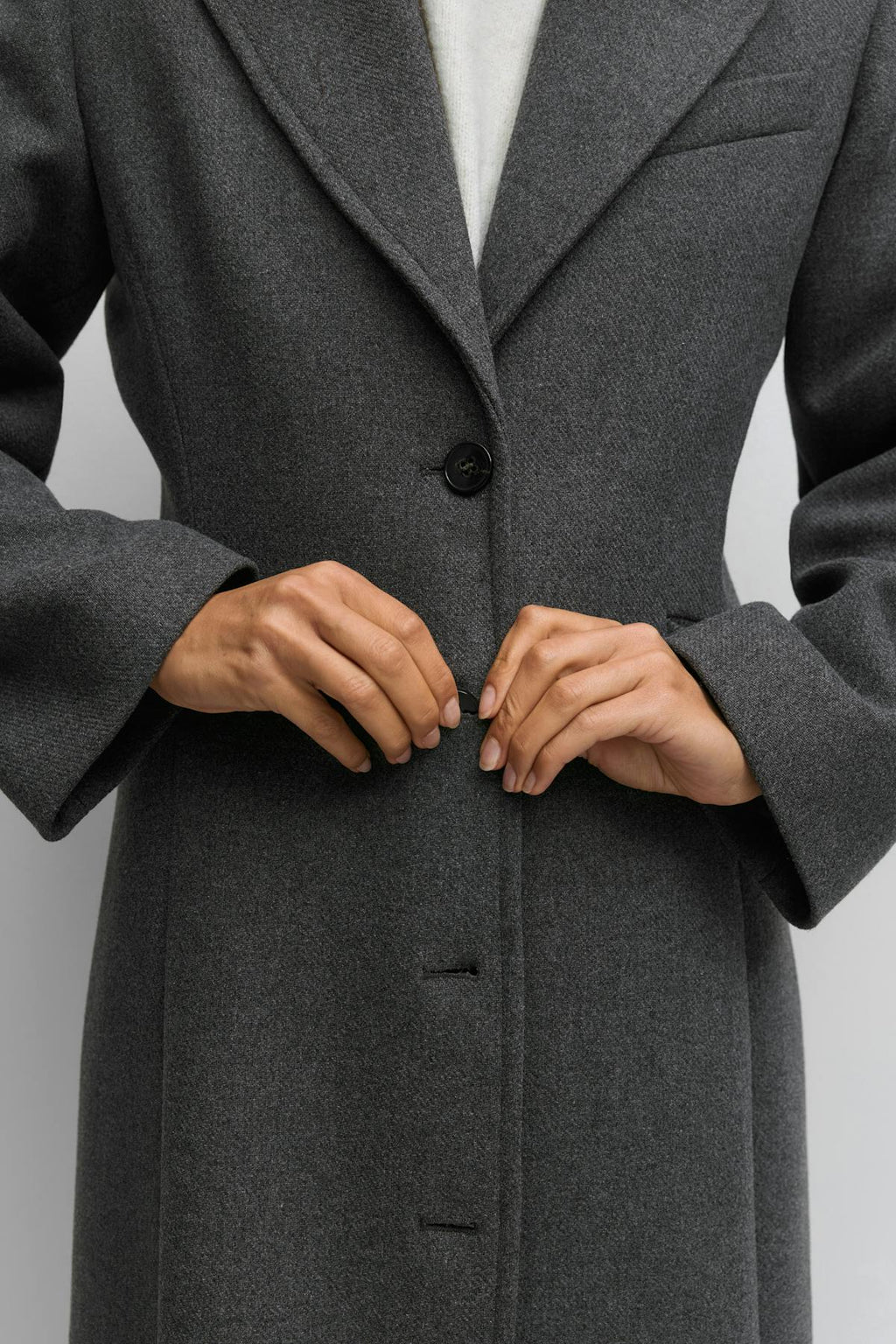 Shaped long coat