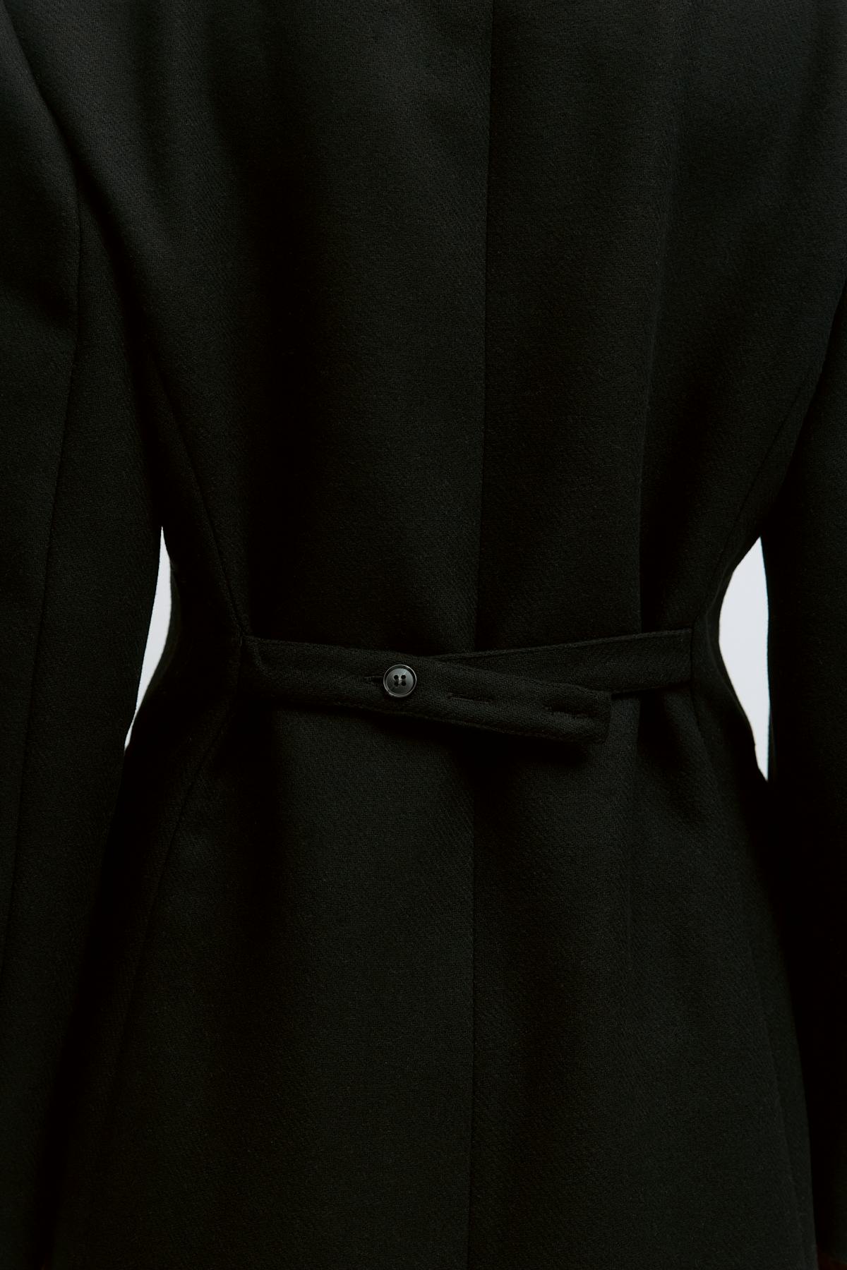 Shaped long coat