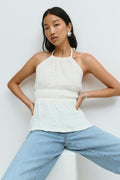 Halterneck tie top