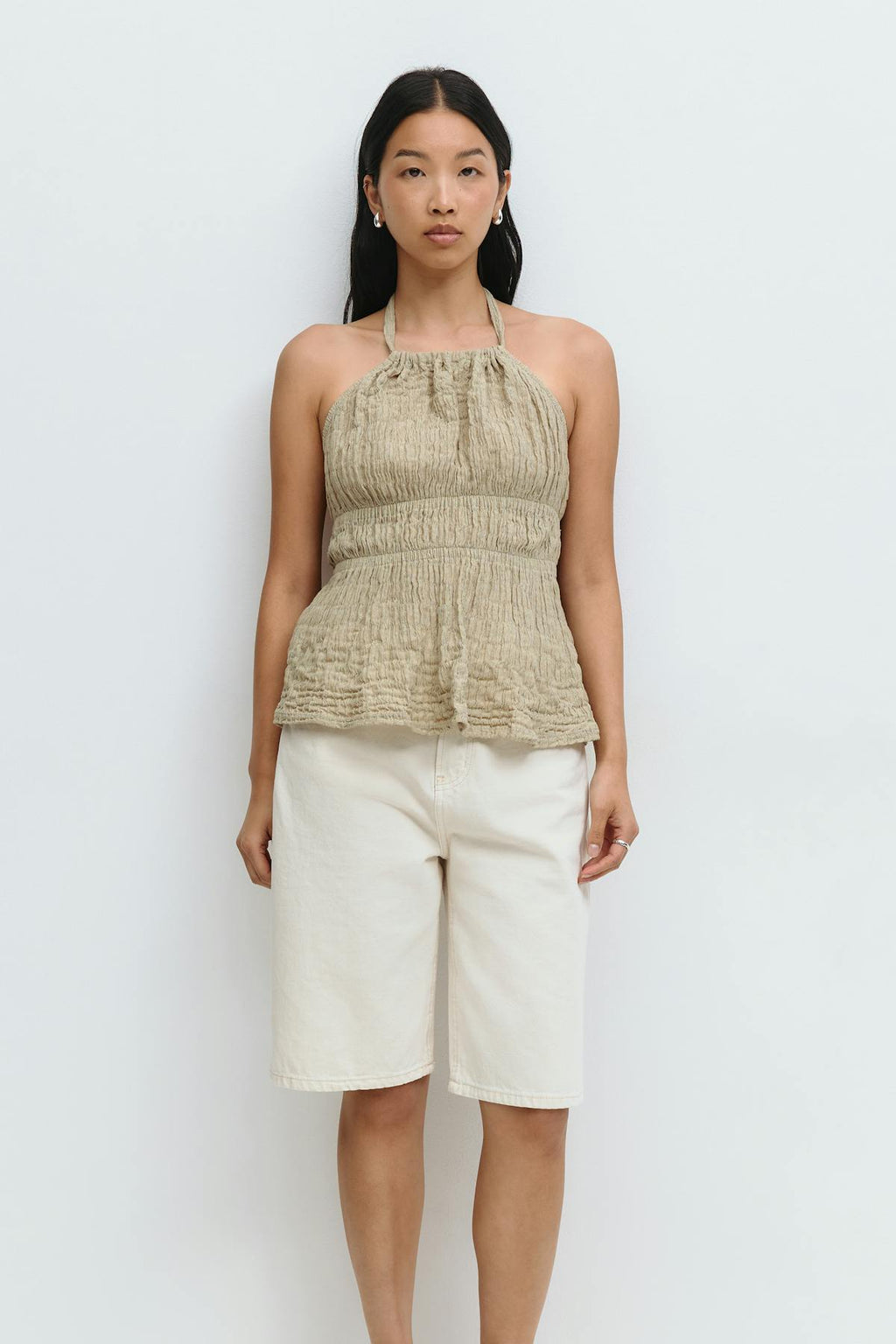 Halterneck tie top