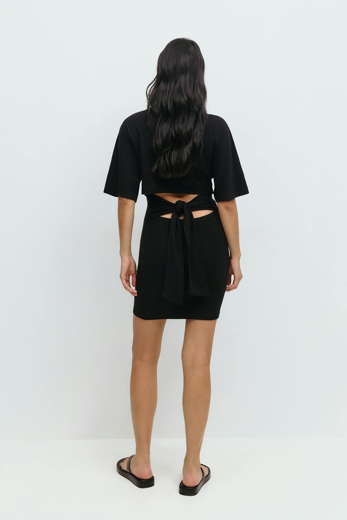 Tie back dress