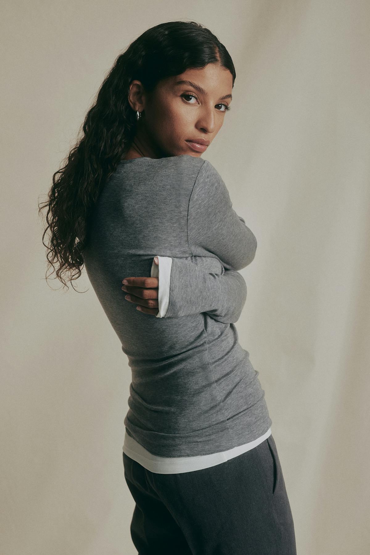 Premium long sleeve top