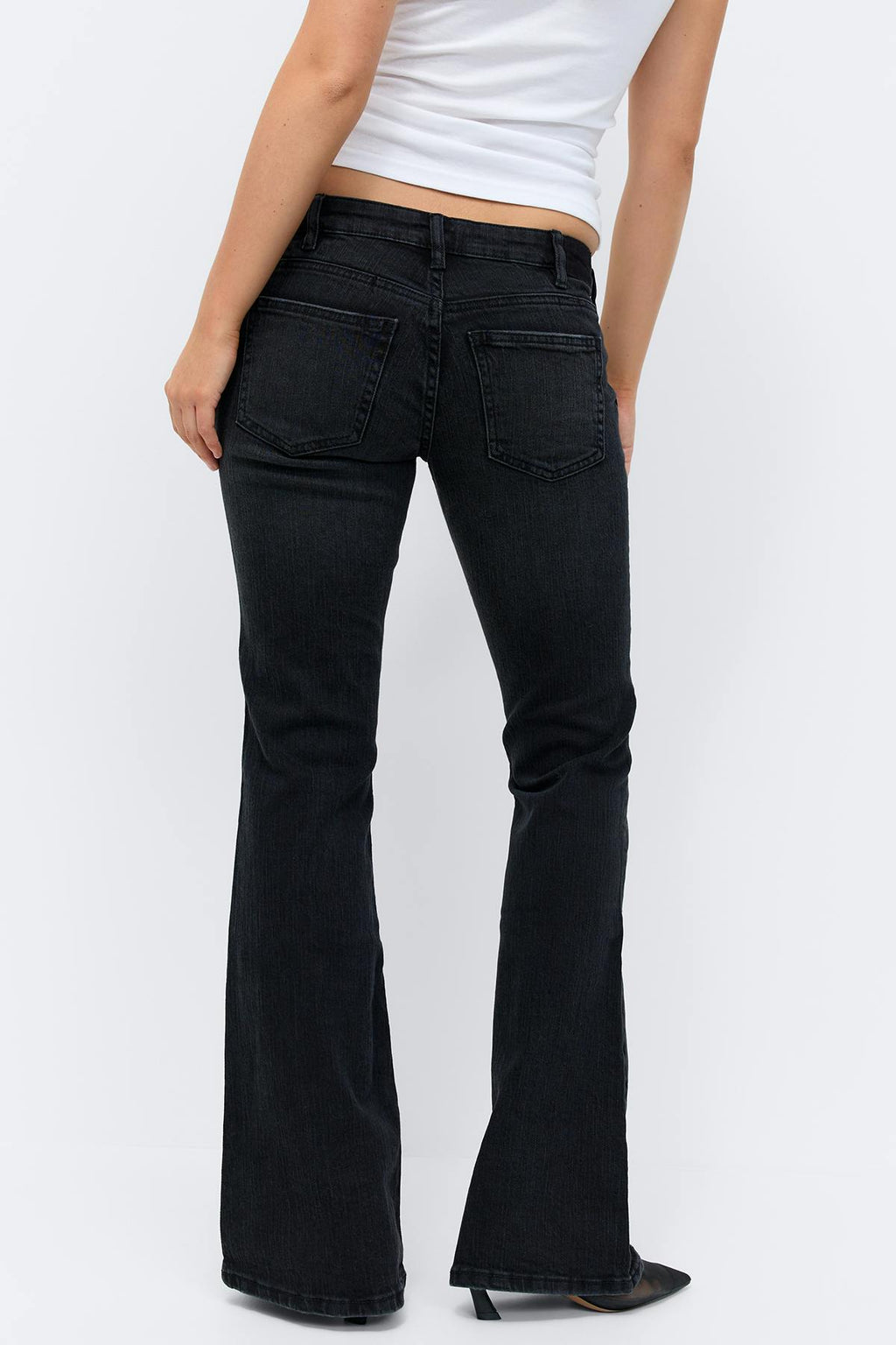 Low flare jeans