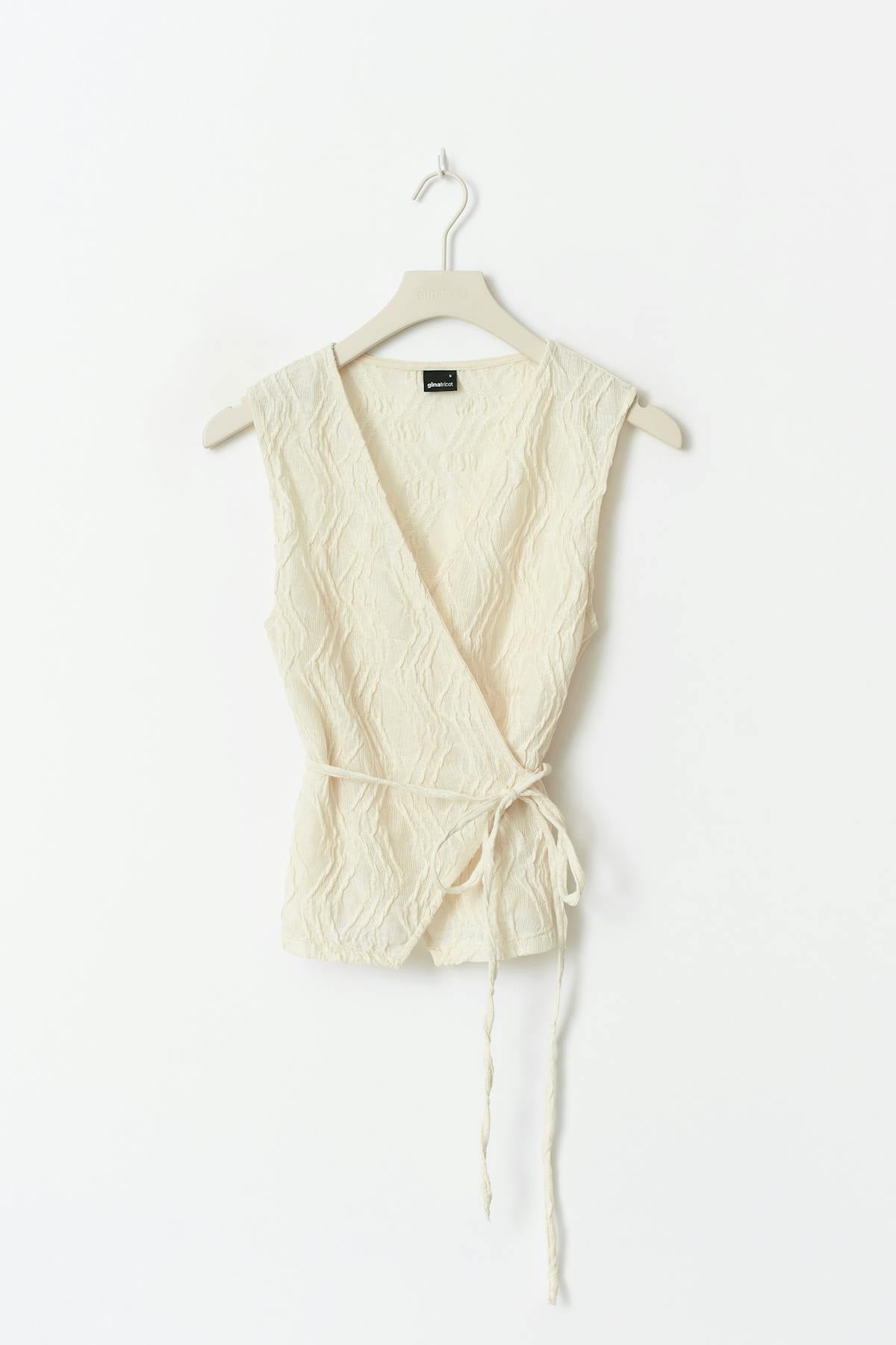 Wrap tie vest