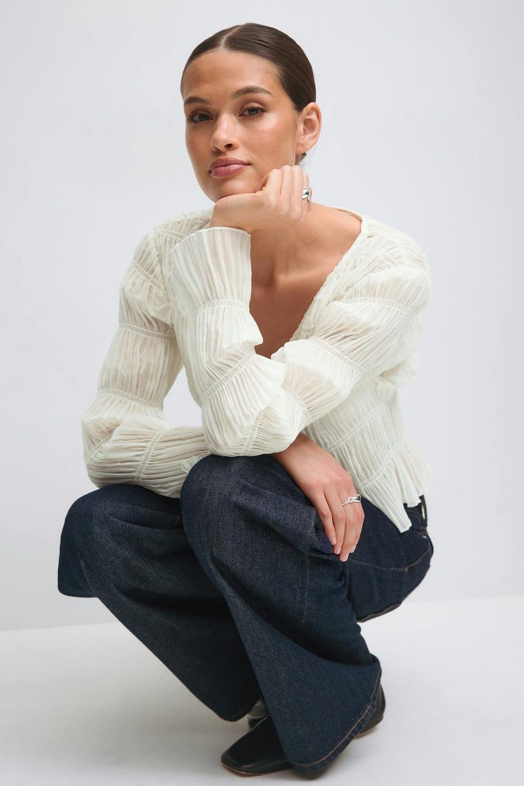 Tie front top