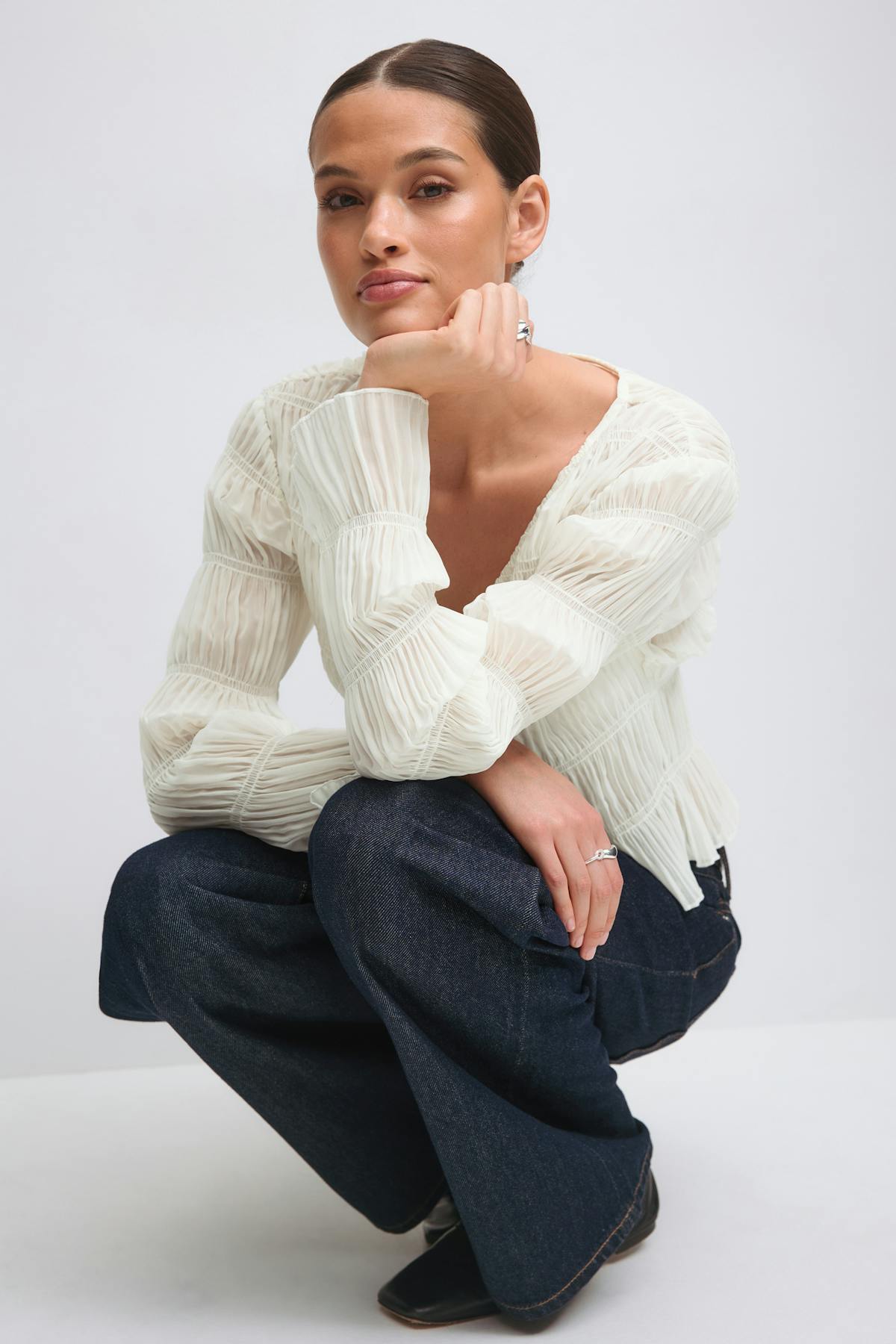 Tie front top