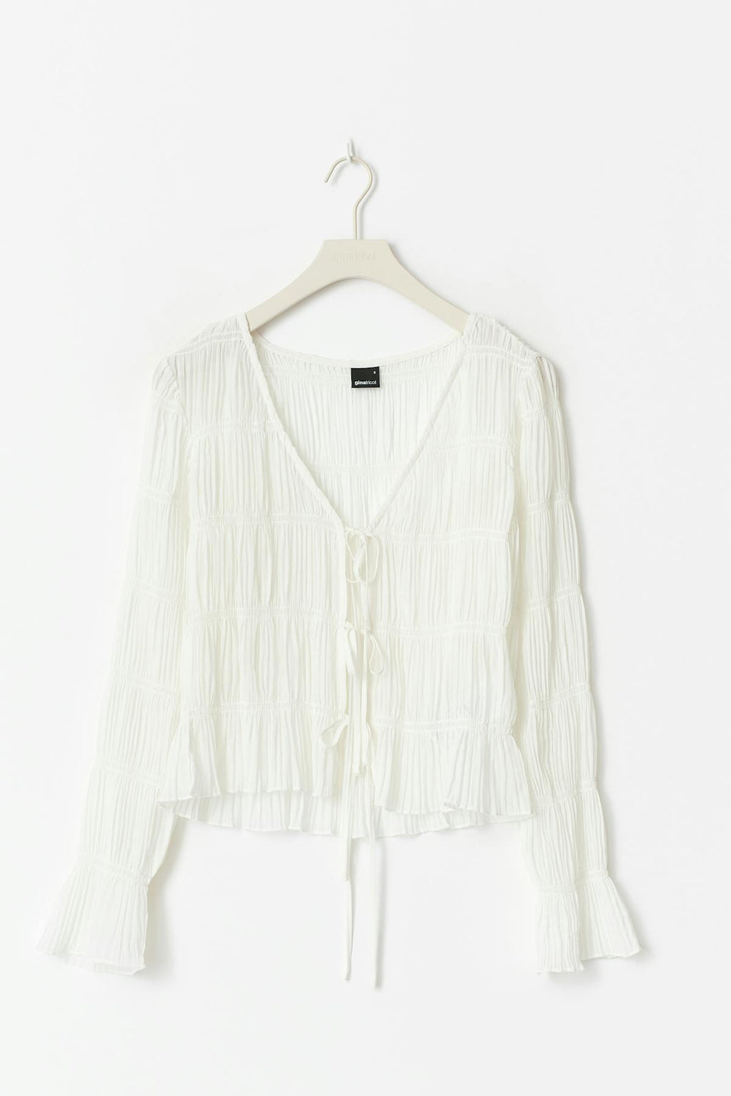 Tie front top